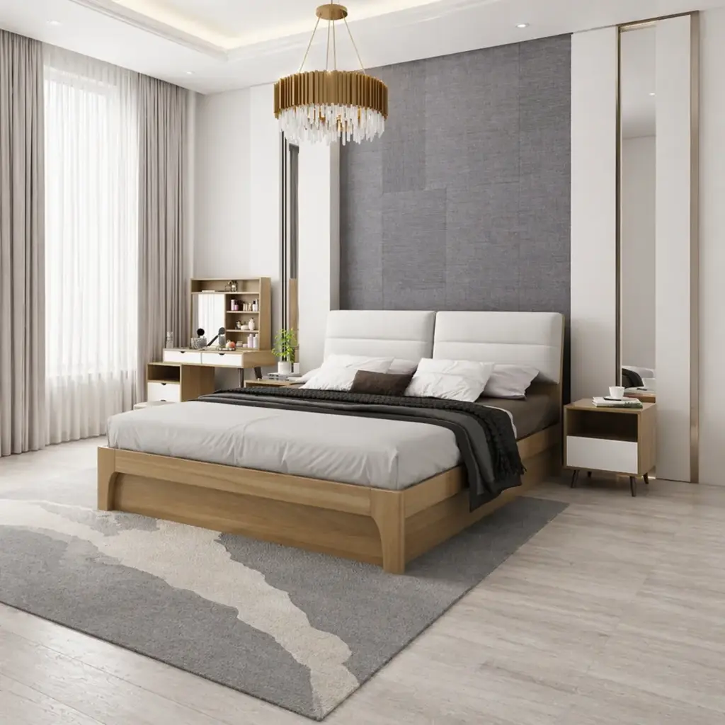 LIT AVEC COFFRE 160X200 - Trésor