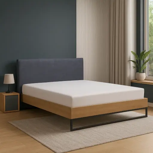 [LIT-DZ43] LIT DZ43 160X200 CHENE MARBRE GRIS — Bandari